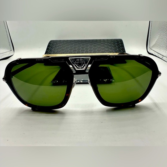 Phillip Plein SPP010 COL.584Y‼️Size 55-23-145 Plein Signature ‼️ - Picture 5 of 16